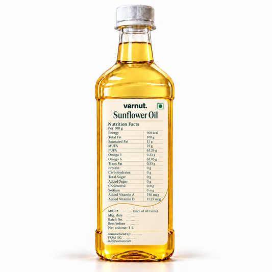 Cold Pressed Sunflower Oil | 100% Unblended