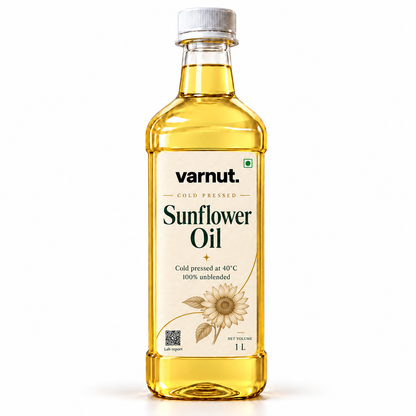 Cold Pressed Sunflower Oil | 100% Unblended