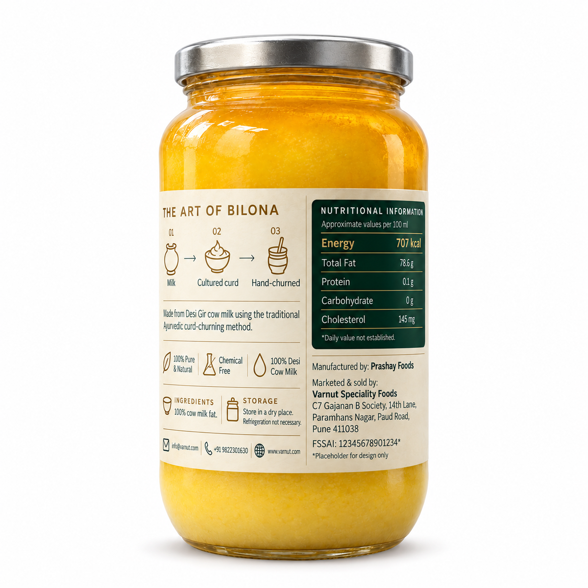 A2 Bilona Ghee | Gir Cow Desi Ghee