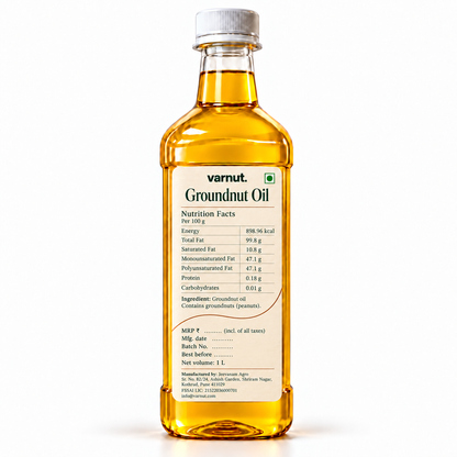 Wood Cold Pressed Groundnut Oil | Unrefined Oil