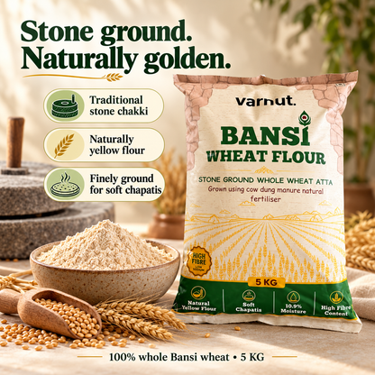 Bansi Wheat Flour | High Fibre, Low Sodium  | NABL Lab Tested