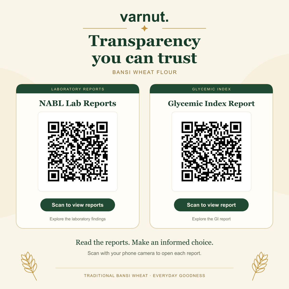 Bansi Wheat Flour | High Fibre, Low Sodium  | NABL Lab Tested