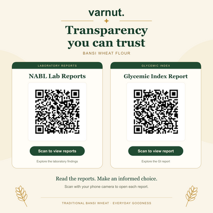 Bansi Wheat Flour | High Fibre, Low Sodium  | NABL Lab Tested