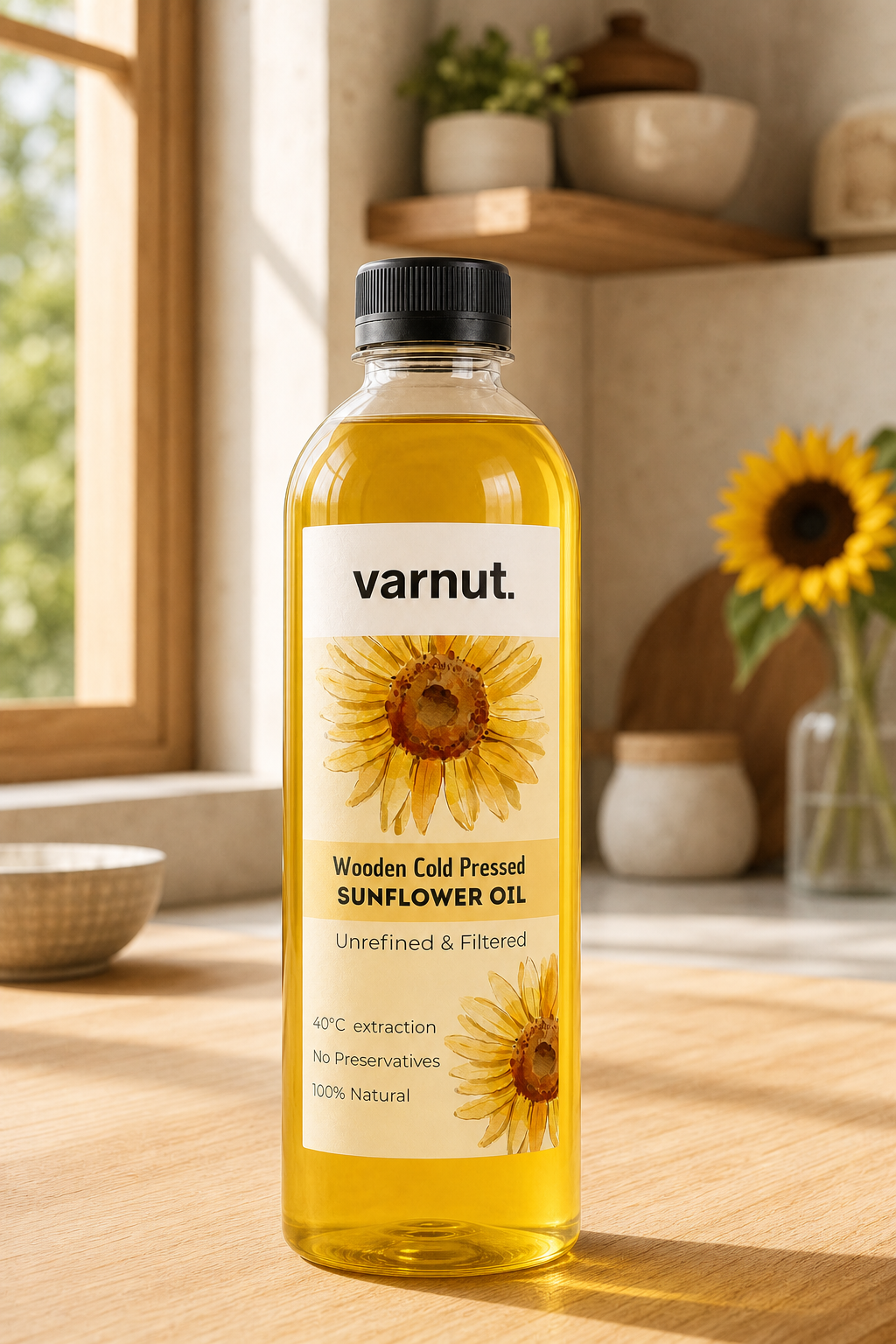 Cold Pressed Sunflower Oil | Slow Pressed | Vitamin E
